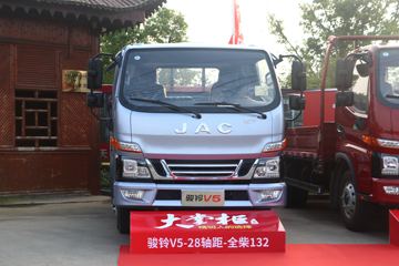 江淮 骏铃V5 137马力 4.22米单排仓栅式轻卡(国六)(HFC5045CCYP32K1C7NS)
