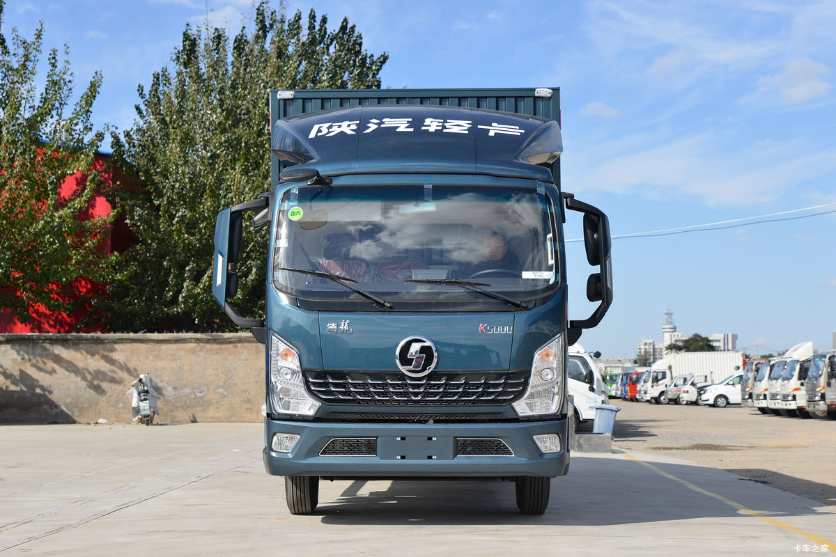 陕汽轻卡 德龙K5000 160马力 4.18米单排仓栅式轻卡(国六)