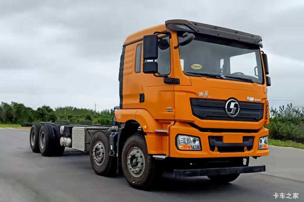 陕汽重卡 德龙新M3000 430马力 8X4 9.55米仓栅式载货车(速比5.262)(SX5310CCYGB456)