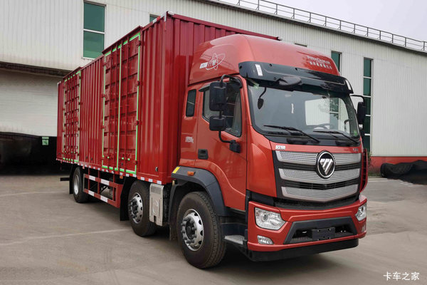 福田 欧曼行星 290马力 6X2 8.1米厢式载货车(国六)(BJ5256XXY-1A)