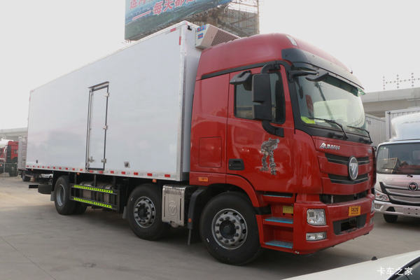 福田 欧曼GTL重卡 290马力 6X2 7.8米冷藏车(国六)(440后桥)(BJ5259XLCY6HPS-02)