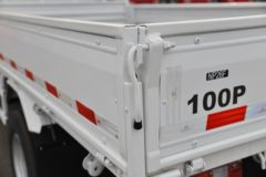 庆铃 五十铃100P 120马力 3.235米双排栏板轻卡(国六)(白色)(QL1043BUHW)