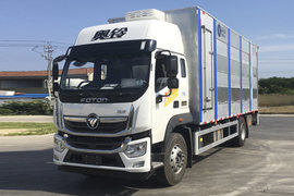 福田奥铃底盘&nbsp;畜禽运输车外观图片