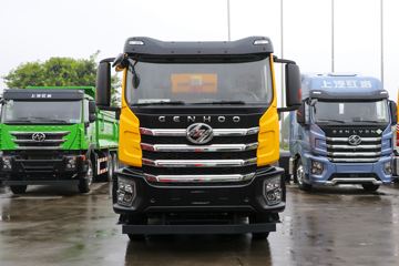 上汽红岩 杰虎H6 31T 8X4 换电式纯电动自卸 282kWh