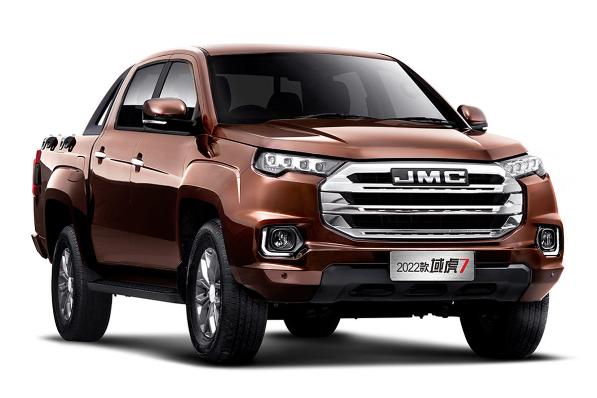 江铃 域虎7 2022款 尊享型 2.0T柴油 141马力 四驱自动 长轴双排皮卡