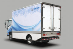 远程 E200 4.5T 4.14米单排纯电动厢式轻卡81.14kWh