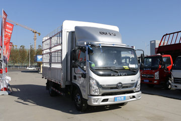 福田 奥铃新捷运 152马力 4.17米单排仓栅式轻卡(国六)(BJ5048CCY9JEA-AB2)