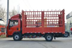 中国重汽HOWO 统帅 2021款 150马力 4.15米单排仓栅式轻卡(国六)(ZZ5047CCYH3315F141)