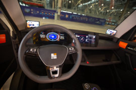 F101&nbsp;电动封闭厢货驾驶室图片