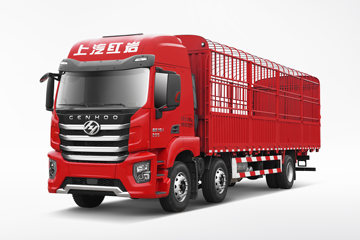 上汽红岩 杰虎H6 标载版 390马力 6X2 9.6米仓栅式载货车(国六)(CQ5257CCYEV09523)