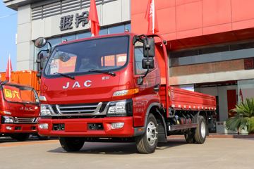 江淮 骏铃V6 150马力 4X2 4.22米单排栏板轻卡(速比4.33)(HFC1045P32K4C7S)