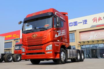 青岛解放 悍VH 460马力 6X4 LNG牵引车(液缓)(国六)(CA4250P2K8T1NE6A80)
