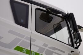 青岛解放底盘&nbsp;混凝土搅拌车外观                                                图片