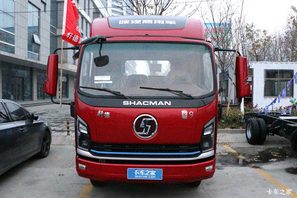 陕汽商用车 轩德翼9 轻量化版 127马力 4.12米单排厢式轻卡(SX5041XXYNP63311)