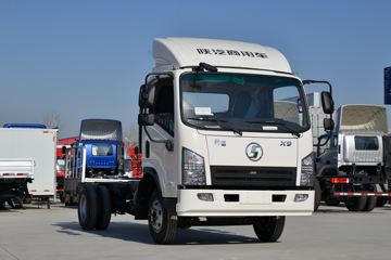 陕汽商用车 轩德X9 131马力 4X2 4.08米单排厢式轻卡(SX5041XXYNP6331)