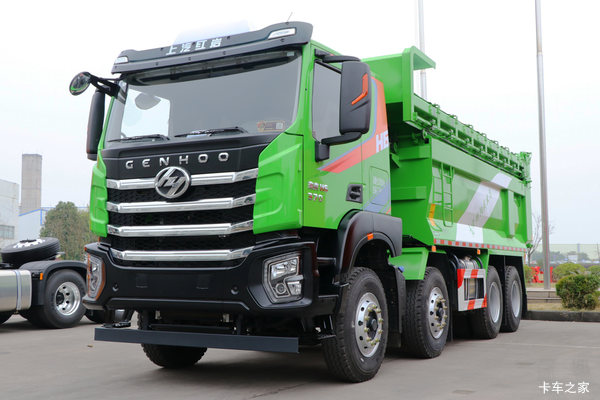 上汽红岩 杰虎H6 标载版 370马力 8X4 6.4米自卸车(国六)