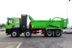 上汽红岩 杰虎H6 8X4 5.8米纯电动渣土自卸车(国六)(CQ3317EV09256)