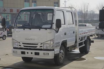 庆铃 五十铃100P 2022款 120马力 4.01米双排栏板轻卡(QL1070BUKW)