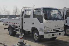 庆铃 五十铃100P 120马力 3.235米双排栏板轻卡(QL1042BUHW)