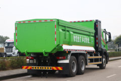 红岩新能源自卸车行省钱，每公里8毛想不发财都不行