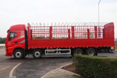 上汽红岩 杰狮H6 标载版 460马力 8X4 9.6米仓栅式载货车(国六)(CQ5317CCYSV11446)