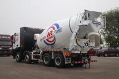 上汽红岩 杰虎H6 490马力 8X4换电式纯电动混凝土搅拌车(WL5310GJBCQAZBEV)282kWh