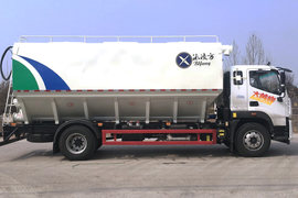 福田奥铃底盘&nbsp;粉粒物料运输车外观图片