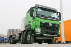 中国重汽成都商用车 V7-X 31T 8X4 纯电动车厢可卸式垃圾车(今创嘉蓝牌)