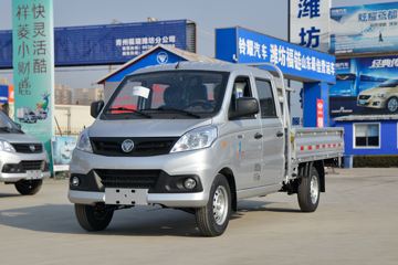 福田 祥菱V1 小财鹿 1.6L 122马力 汽油 2.3米双排栏板微卡(单后轮)(国六)(BJ1030V4AV6-01)