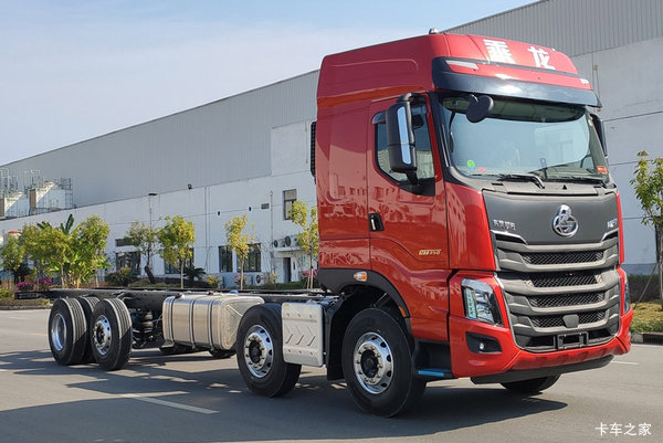 东风柳汽 乘龙H7重卡 350马力 8X2 9.47米仓栅式载货车(国六)(LZ5321CCYH7EC1)