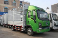 陕汽商用车 轩德E9 4.5T 4.15米单排纯电动仓栅式轻卡(SX5041CCYBEV331G)96.7kWh