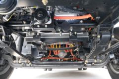 陕汽商用车 轩德E9 4.5T 4.15米单排纯电动仓栅式轻卡(SX5041CCYBEV331G)96.7kWh