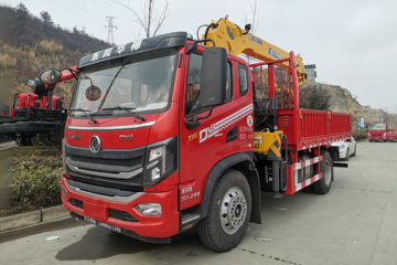东风华神 DV3 200马力 4X2 随车起重运输车(国六)(EQ5166JSQL6D)
