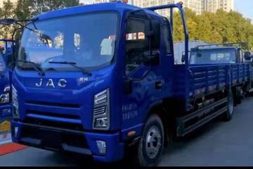 江淮 擎天柱 170马力 4X2 5.85米排半栏板载货车(国六)(HFC1100P41K1D7S)