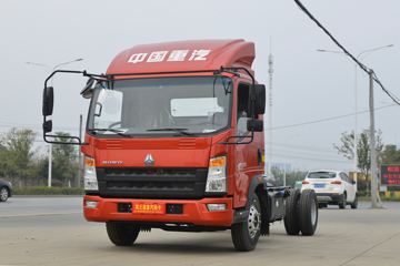 中国重汽HOWO 追梦 160马力 3.85米排半栏板轻卡(法士特8档)(ZZ1047C3215F145)