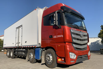福田 欧曼EST 490马力 8X4 9.35米冷藏车(洛昌牌)(LCP5310XLC)