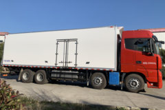 福田 欧曼EST 490马力 8X4 9.35米冷藏车(洛昌牌)(LCP5310XLC)