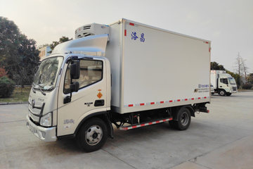 福田 欧马可S1系 131马力 4X2 4.08米单排冷藏车(国六)(洛昌牌)(LCP5040XLC)