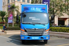 福田 时代领航5 蓝牛王 158马力 4.14米单排厢式轻卡(国六)(BJ5046XXY9JBA-04)