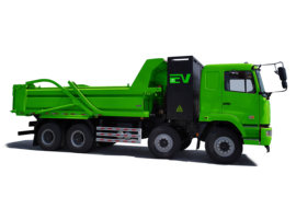 华菱M5&nbsp;电动自卸车外观图片