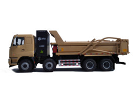 华菱M5&nbsp;电动自卸车外观图片