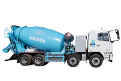 华菱M5 490马力 8X4换电式纯电动混凝土搅拌车(HN5311GJBB36C1BEV)282kWh
