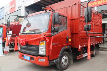 中国重汽HOWO 追梦 150马力 4.15米单排仓栅式轻卡(法士特6档)(ZZ5047CCYG3315F142)