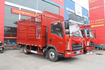 中国重汽HOWO 追梦 130马力 4.15米单排仓栅式轻卡(国六)(ZZ5047CCYF3314F143)
