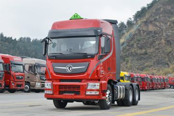 东风商用车 天龙旗舰KX 经典版 465马力 6X4 AMT自动挡危险品牵引车(国六)(盘刹)