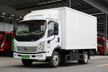 现代商用车 泓图EV 4.5T 4.2米单排纯电动厢式轻卡(CHM5045XXYZDC33BEV)114.5kWh