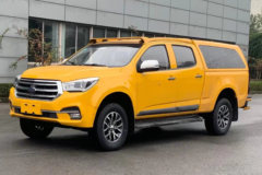 庆铃五十铃 达咖TAGA 2022款 超豪华版 两驱 双排纯电动厢式皮卡