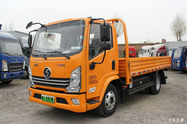 陕汽轻卡 德龙K3000 4.18米纯电动栏板载货车(液刹)(YTQ1042JEEV331)81.14kWh