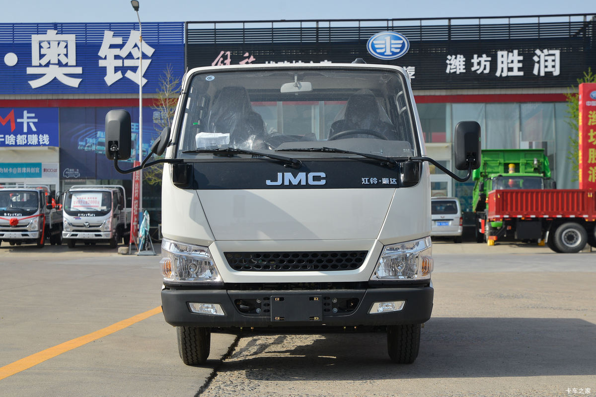 江铃 顺威小卡 122马力 3.25米排半仓栅式小卡(国六)