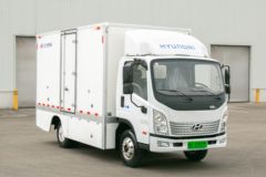 现代商用车 泓图EV 4.5T 4.17米单排纯电动厢式轻卡(CHM5042XXYZDC33BEV)89kwh